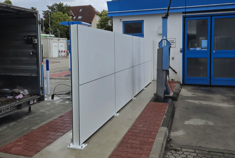Tankstellen-Überdachung Projekt Isselburg